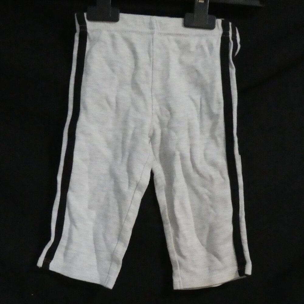 VITAMINS BABY | size 9M - months | Grey Sweatpants With Black Stripe Sides